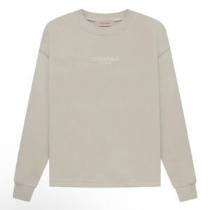 NWT Essentials Fear Of God Crew Mock Neck IN Smoke Gray Relaxed Casual Sweater